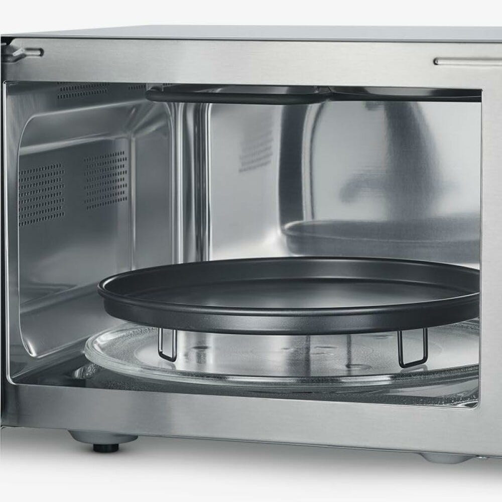 Severin MW 7774 Forno a microonde a libera installazione cm. 49 - argento spazzolato