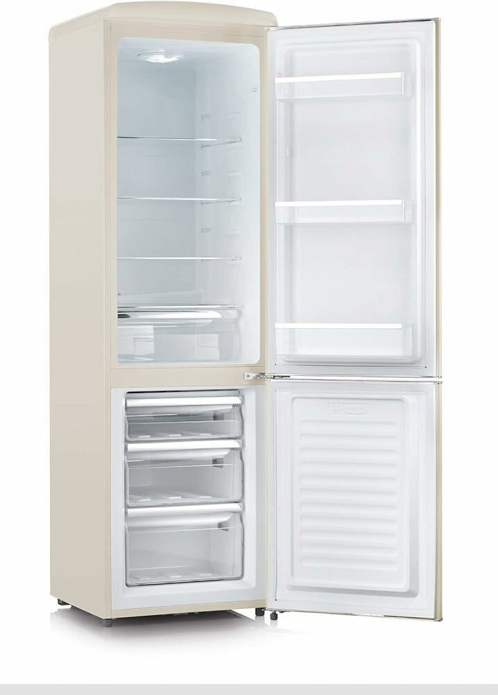 Severin RKG 8919 Frigorifero con congelatore a libera installazione cm. 55 h 183 - lt. 244 - crema