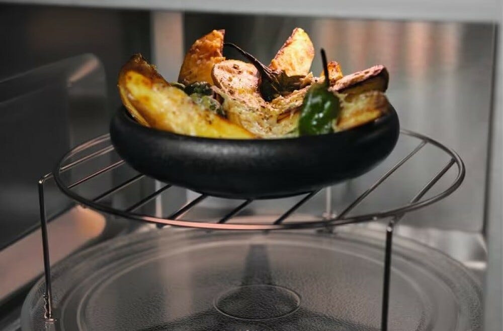 Electrolux KMSD203TMX serie 600 Grill Forno a microonde da incasso 20 l, 800 W microonde, 1000 W grill