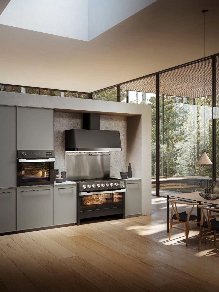 ILVE OV60PMT3-MK Panoramagic Forno elettrico multifunzione cm 60 - nero opaco
