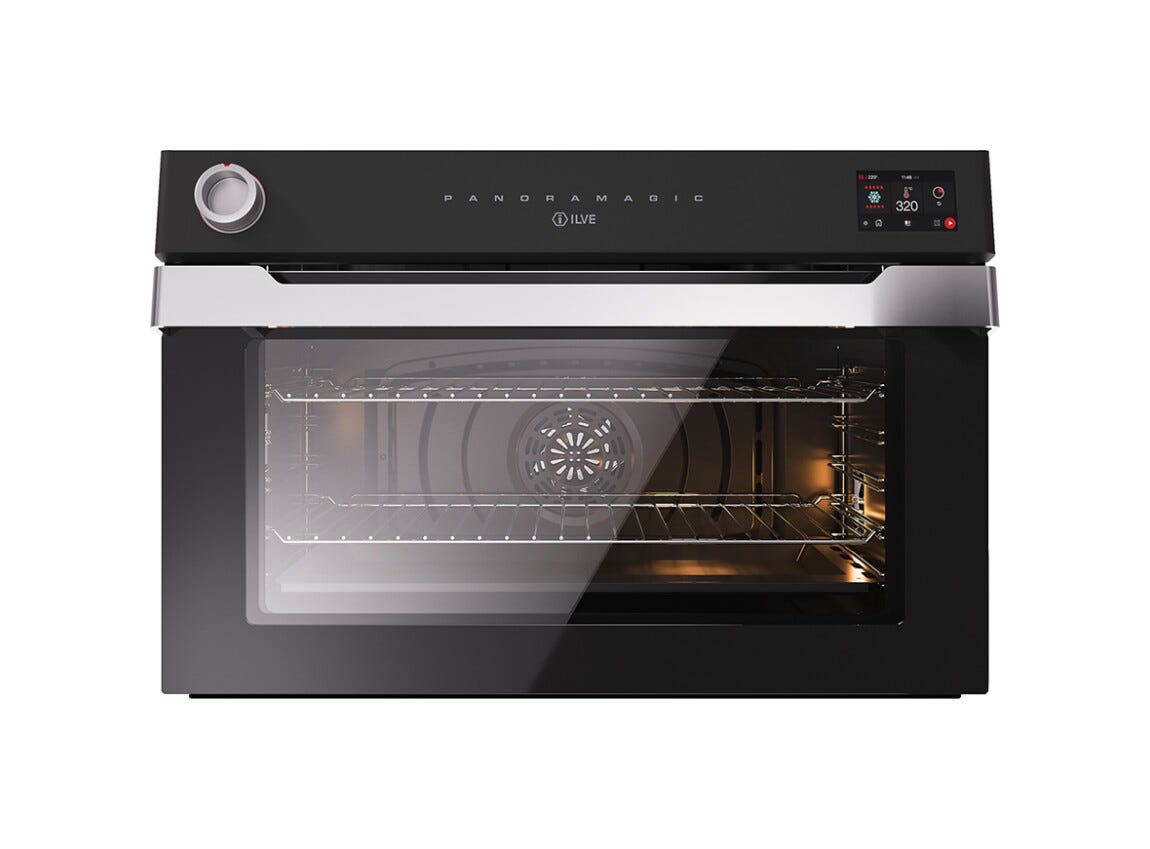 ILVE OV91PMT3-MK Panoramagic Forno elettrico multifunzione cm 90 - nero opaco