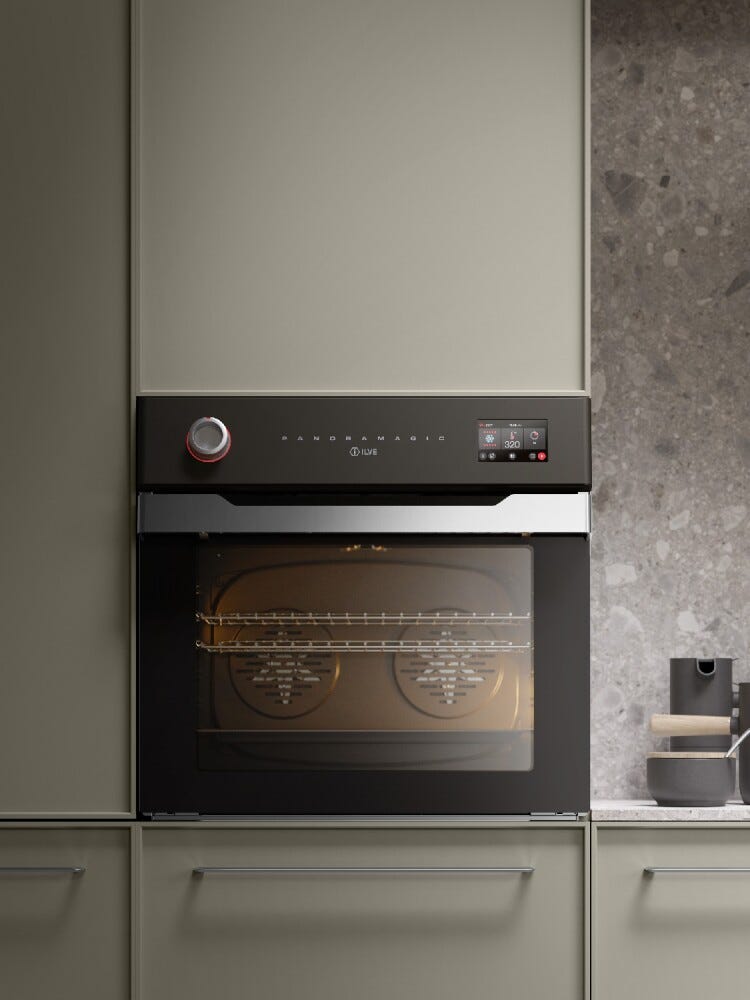 ILVE OV30PMT3-MK Panoramagic Forno elettrico multifunzione cm 76 - black matt