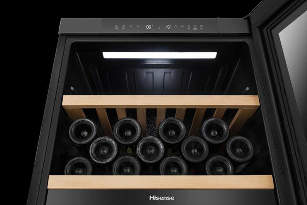 Hisense RW3N230GELF Cantina vino cm. 60 - 180 bottiglie - nero