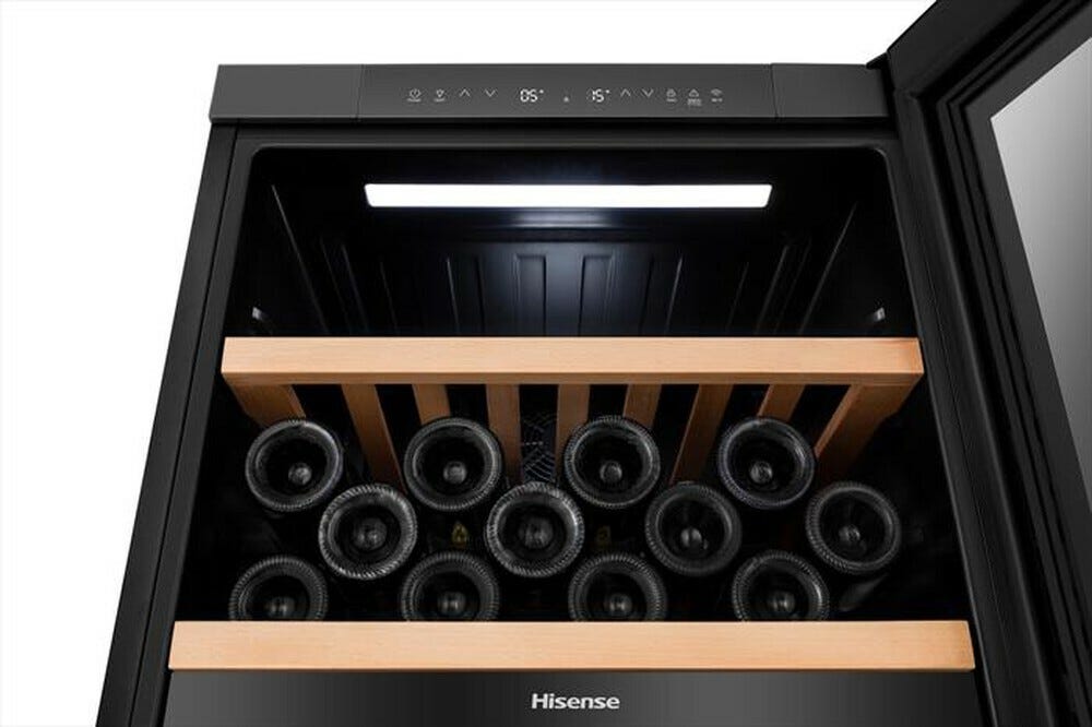 Hisense RW3N230GELF Cantina vino cm. 60 - 180 bottiglie - nero