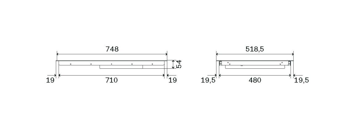 ILVE HCBI754TC Piano cottura a induzione cm 75 - vetroceramica nero