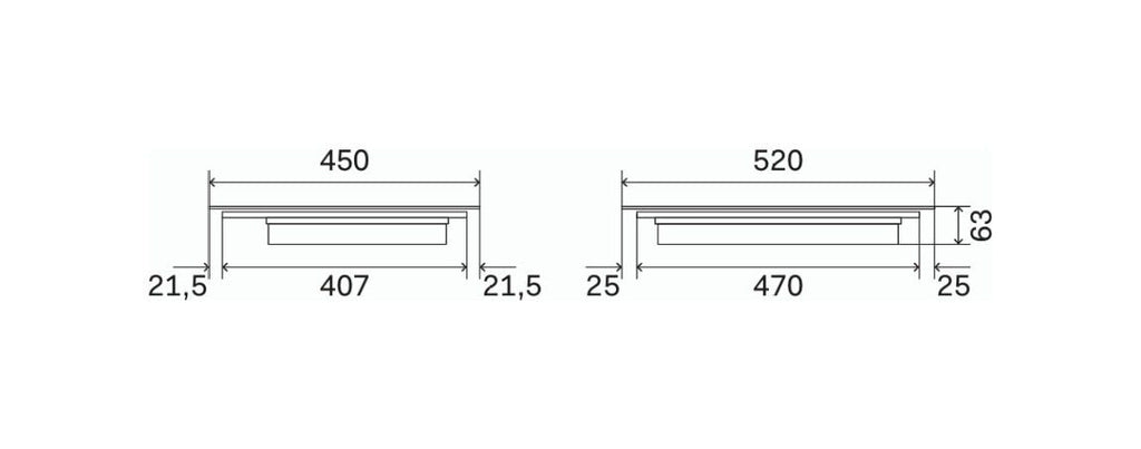 ILVE KHVI45TC Piano cottura a induzione cm 45 - vetroceramica nero