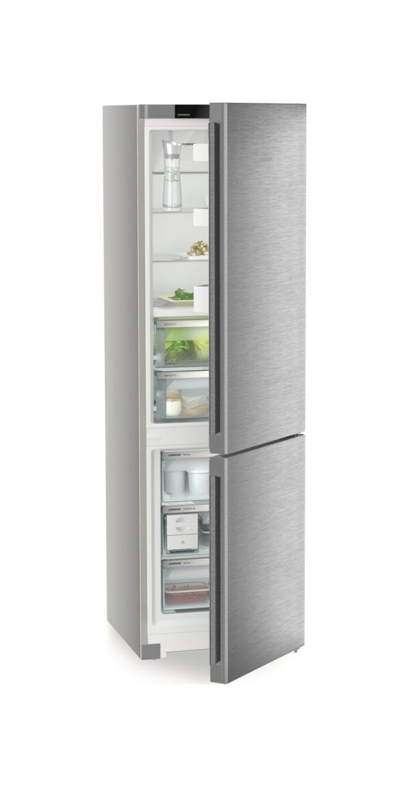 Liebherr CBNsda 572i Plus BioFresh Frigorifero con congelatore a libera installazione cm. 60 h. 202 - lt. 361 - argento