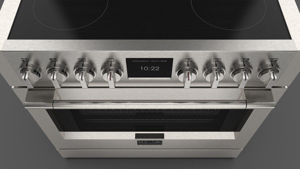 Fulgor FSRC 9005 P MI MK 2F X Sofia Professional Cucina da accosto 90 x 90 - 5 zone cottura induzione + 1 forno pirolitico - inox