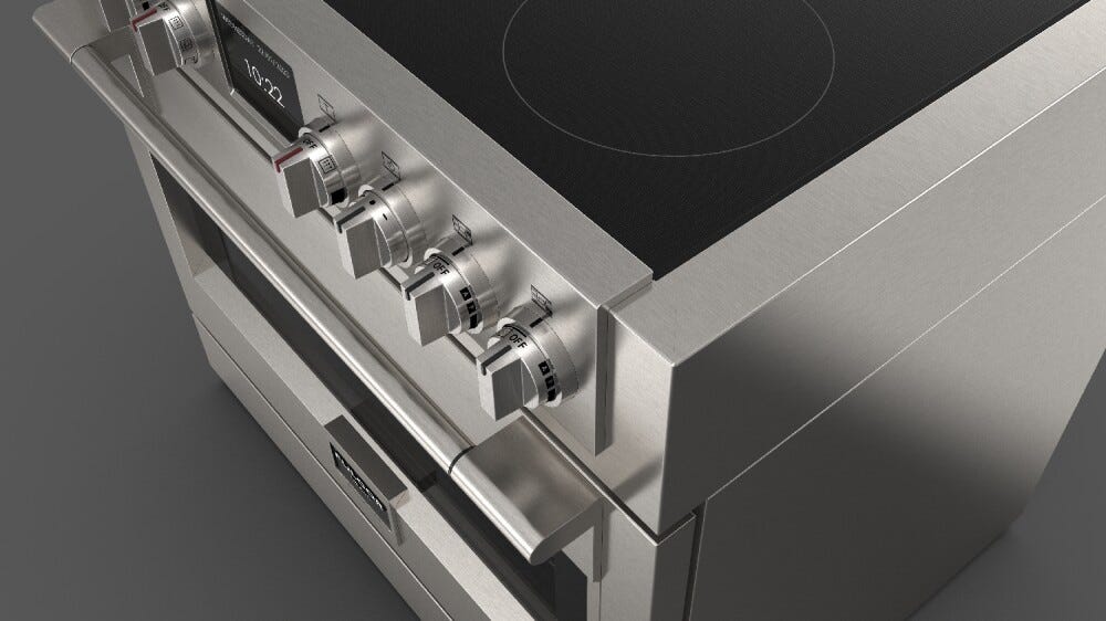 Fulgor FSRC 9005 P MI MK 2F X Sofia Professional Cucina da accosto 90 x 90 - 5 zone cottura induzione + 1 forno pirolitico - inox