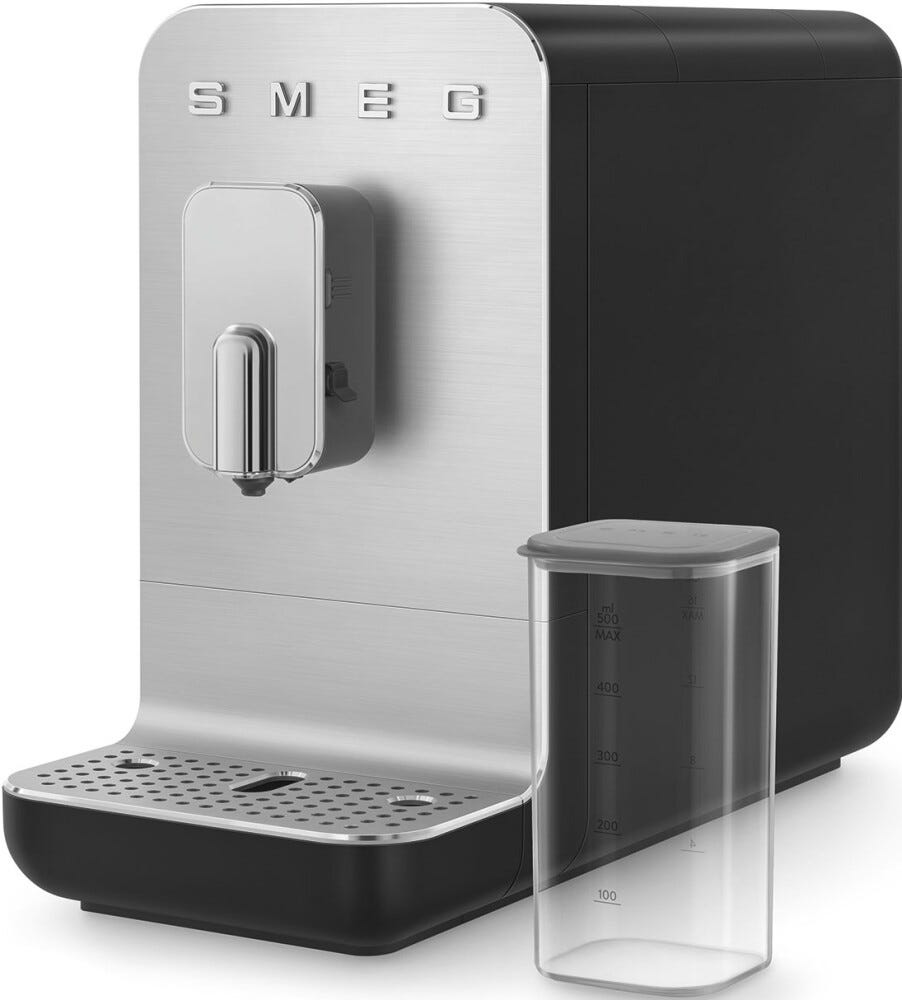 Smeg Selection BCC13BLMEU Macchina da caffè automatica con sistema latte - nero opaco