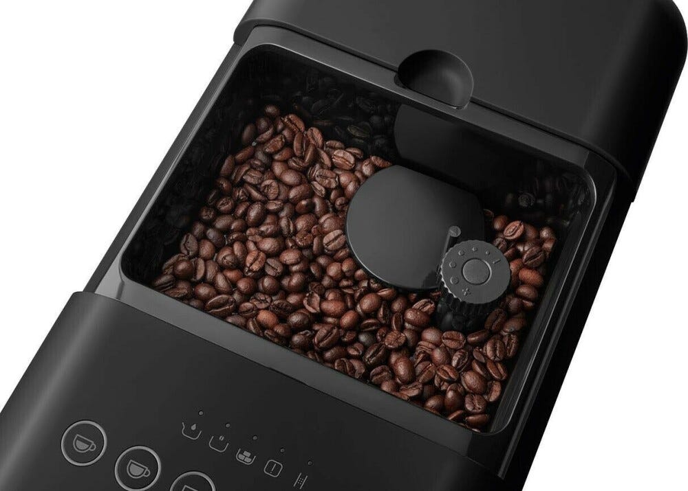 Smeg Selection BCC13BLMEU Macchina da caffè automatica con sistema latte - nero opaco