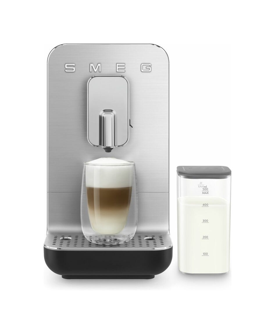 Smeg Selection BCC13BLMEU Macchina da caffè automatica con sistema latte - nero opaco