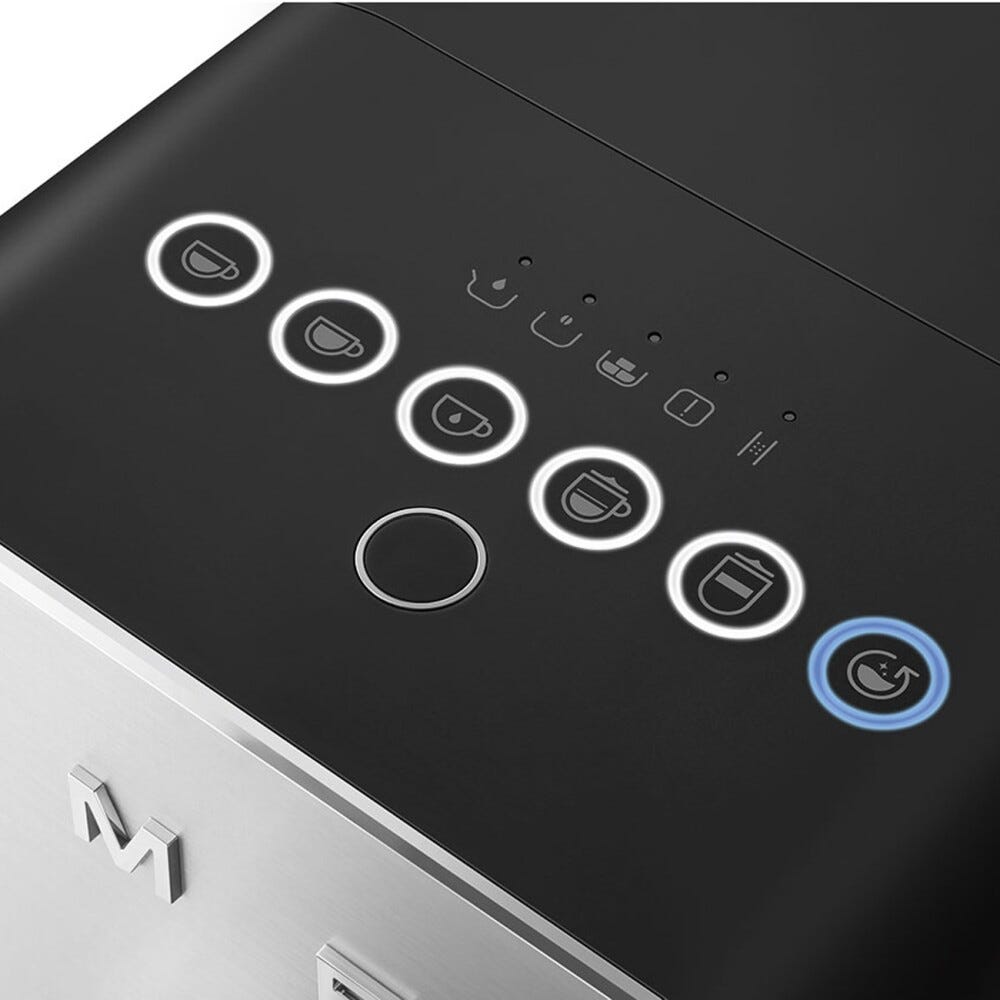 Smeg Selection BCC13BLMEU Macchina da caffè automatica con sistema latte - nero opaco