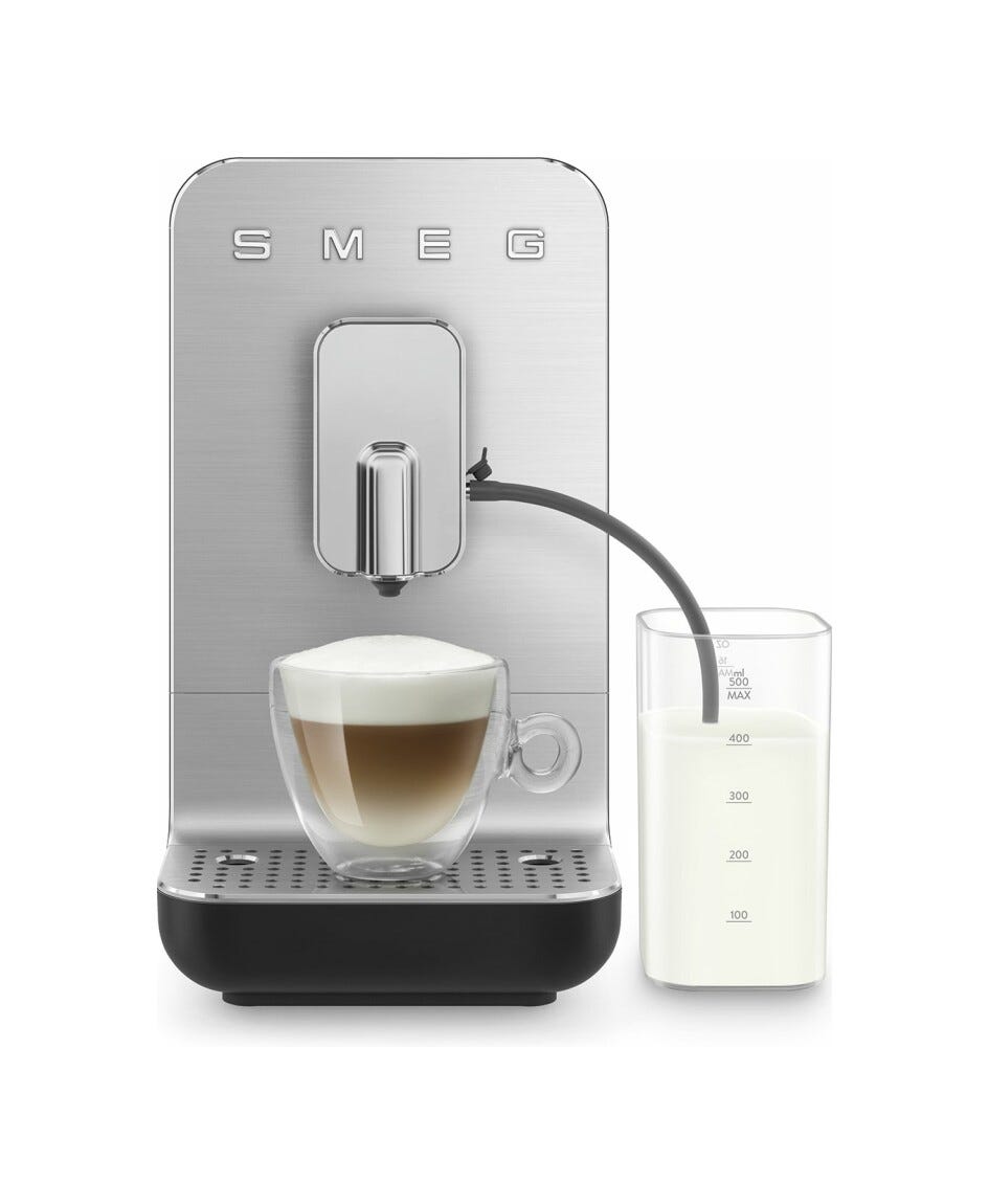 Smeg Selection BCC13BLMEU Macchina da caffè automatica con sistema latte - nero opaco