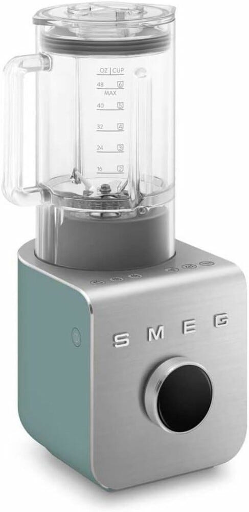 Smeg Selection BLC02EGMEU Frullatore ad alte prestazioni con pompa sottovuoto - verde smeraldo