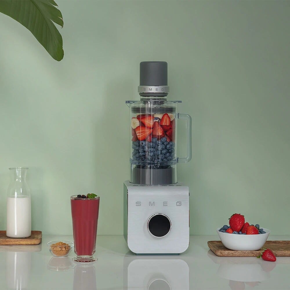 Smeg Selection BLC02EGMEU Frullatore ad alte prestazioni con pompa sottovuoto - verde smeraldo