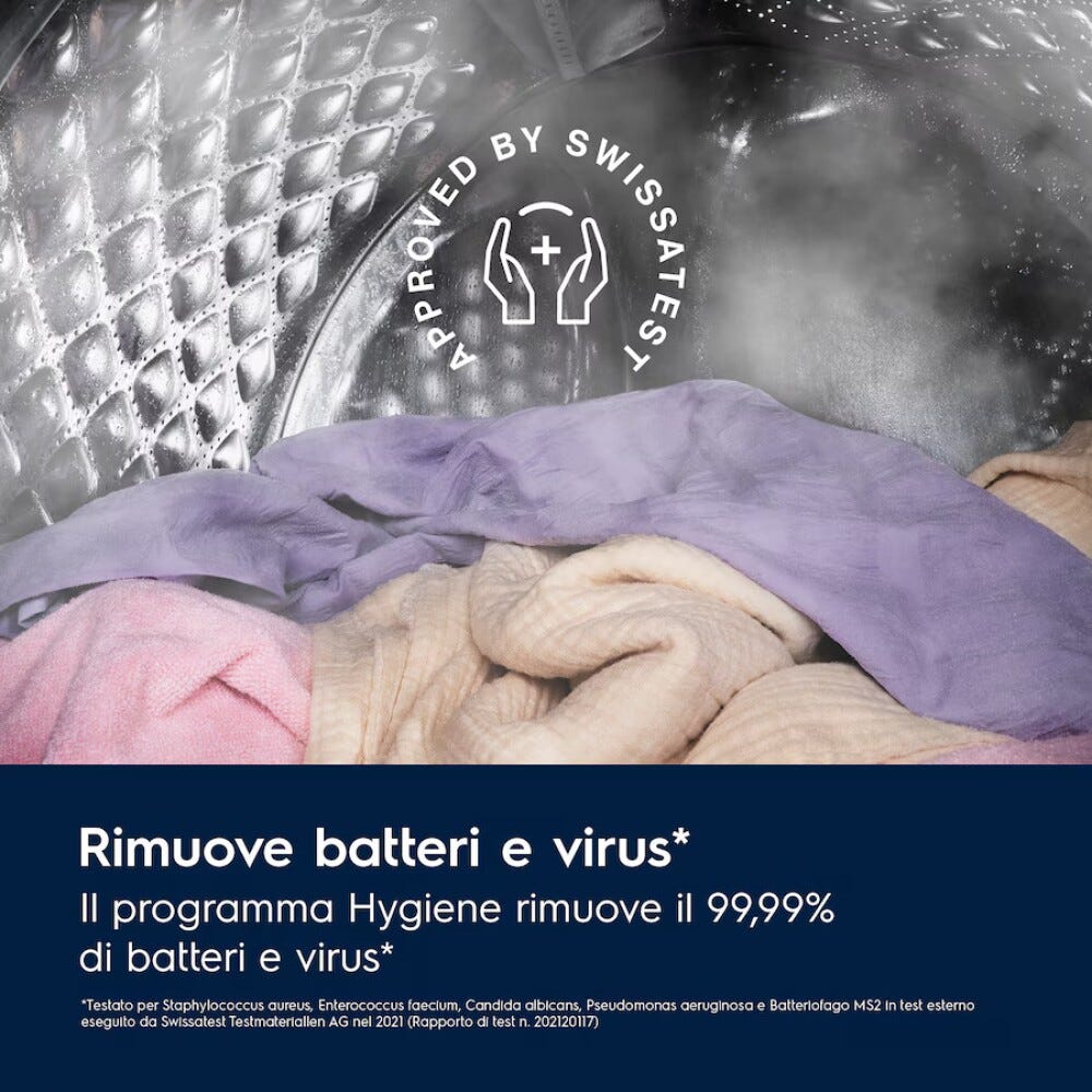 Electrolux EW6F310G serie 600 SensiCare Lavatrice cm. 60 - capacità 10 kg - bianco