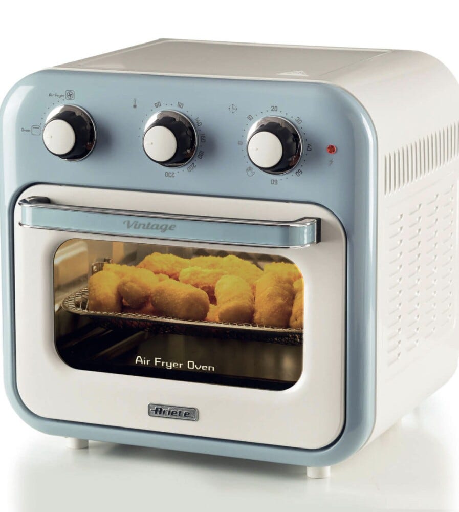 Ariete 4632/05 Friggitrice ad aria + forno 16 lt - celeste