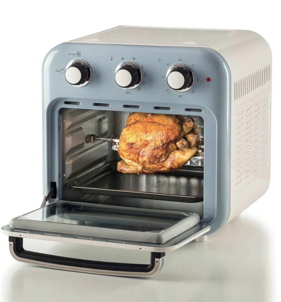Ariete 4632/05 Friggitrice ad aria + forno 16 lt - celeste