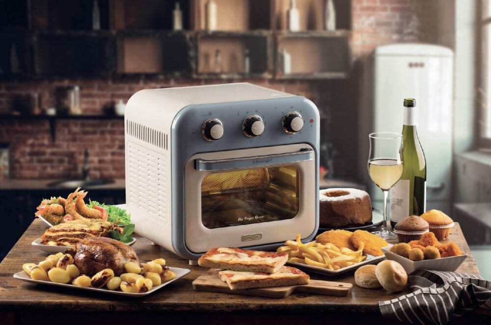 Ariete 4632/05 Friggitrice ad aria + forno 16 lt - celeste