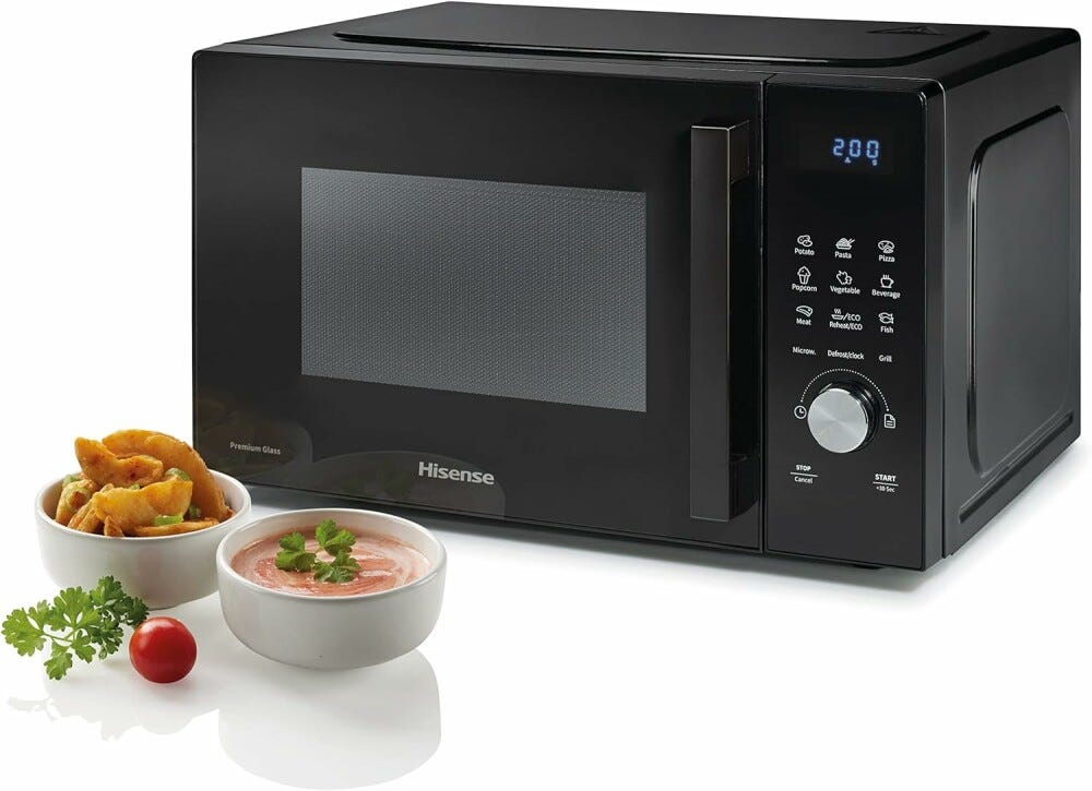 Hisense H23MOBSD1HG Forno a microonde con grill cm. 48 - nero