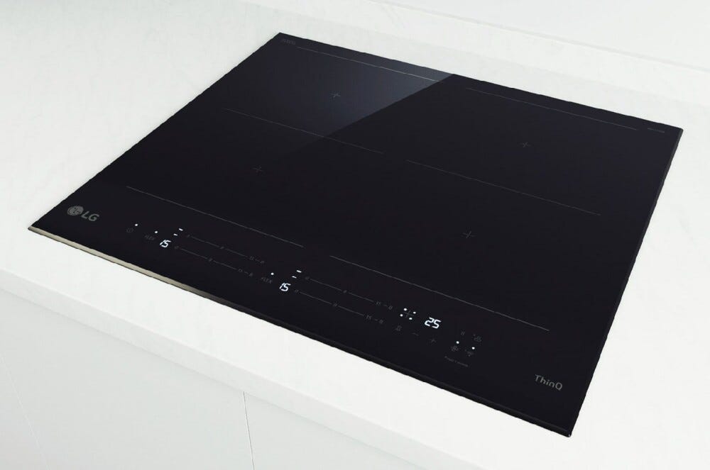 LG CBIZ2437B Piano cottura a induzione cm. 60 - vetroceramica nero