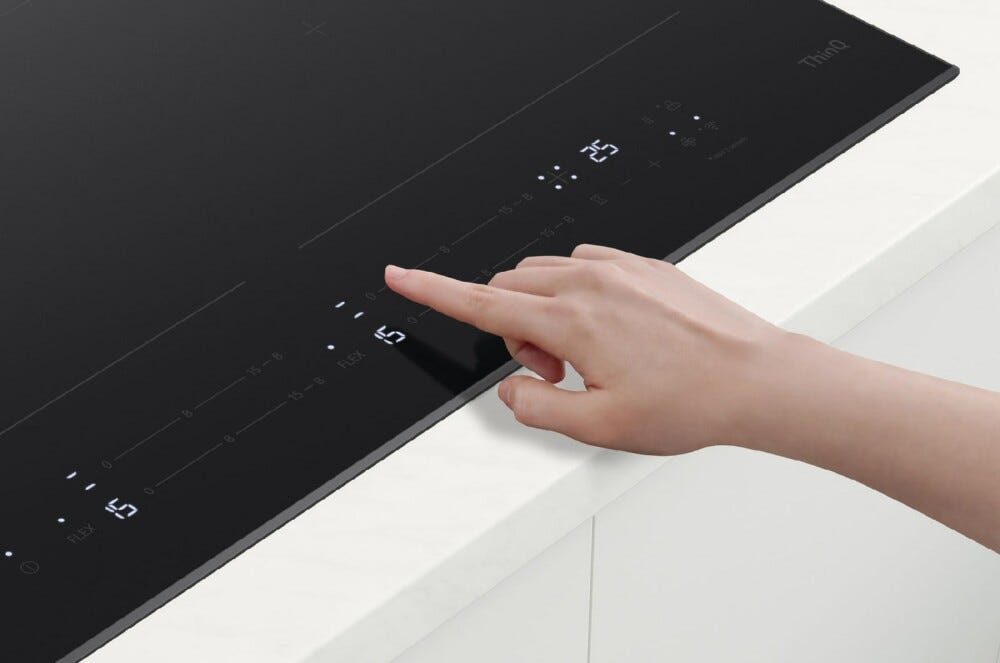 LG CBIZ2437B Piano cottura a induzione cm. 60 - vetroceramica nero