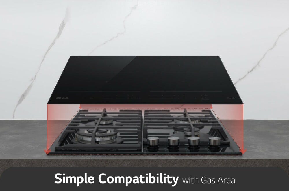 LG CBIZ2437B Piano cottura a induzione cm. 60 - vetroceramica nero