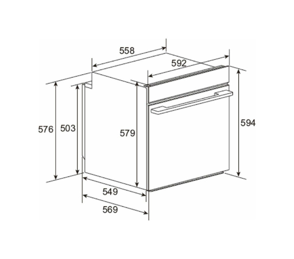 LG WSED7613S InstaView Forno elettrico cm. 60 - inox/nero