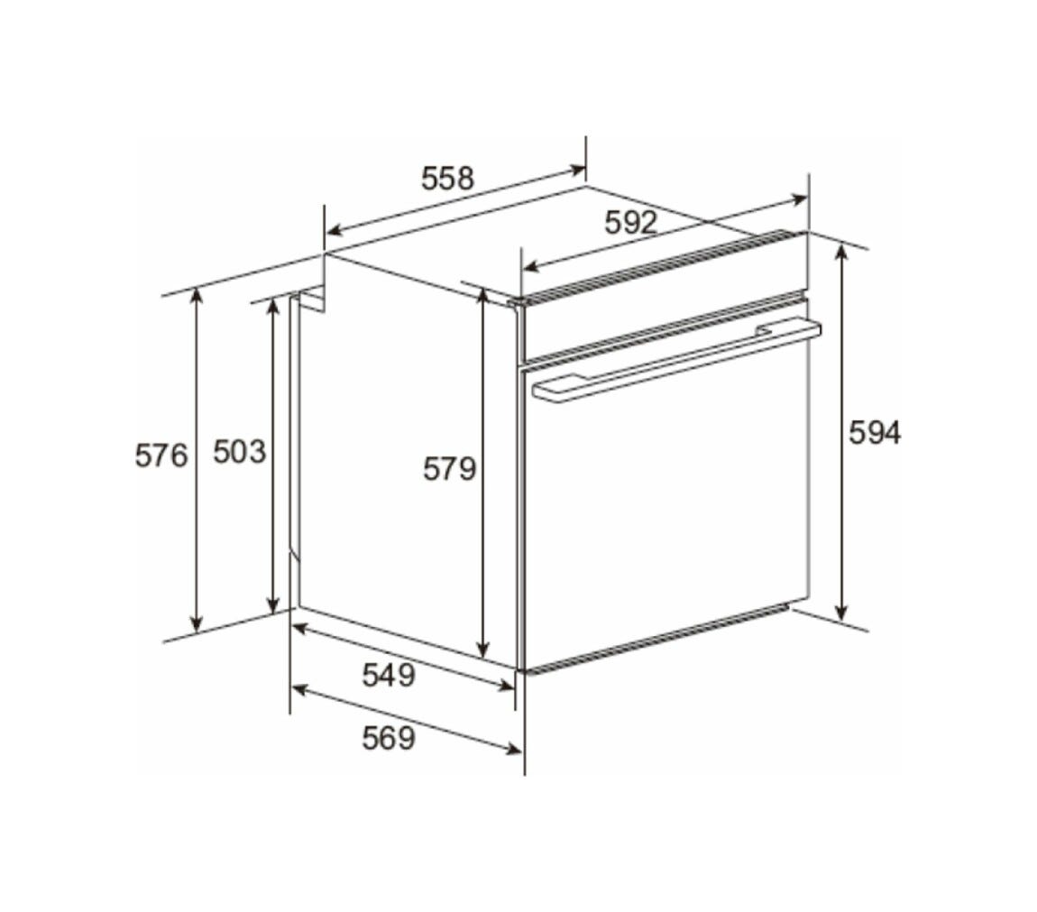LG WSED7613S InstaView Forno elettrico cm. 60 - inox/nero
