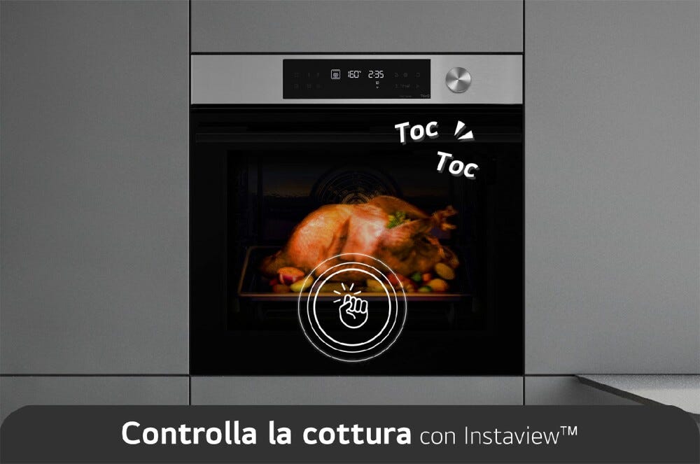 LG WSED7613S InstaView Forno elettrico cm. 60 - inox/nero