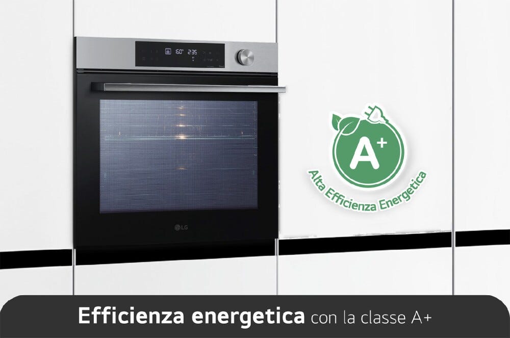 LG WSED7613S InstaView Forno elettrico cm. 60 - inox/nero