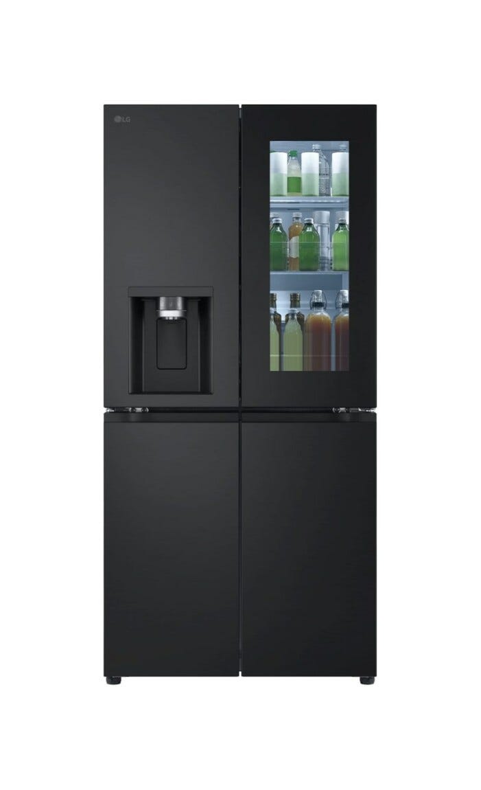 LG GMG860EPBE Frigorifero con congelatore 4 porte - cm. 84 h. 179 - lt. 508 - nero