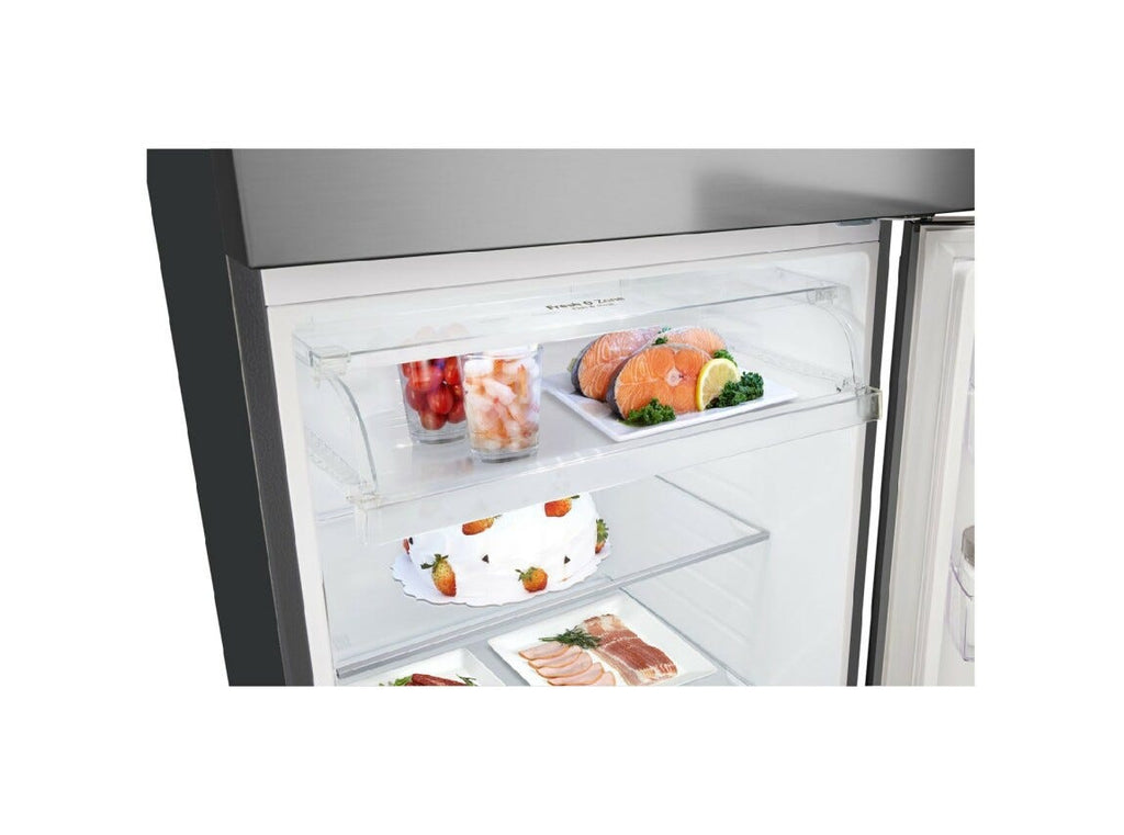 LG GTBV44PYBKD Frigorifero con congelatore a libera installazione - cm. 70 h. 185 - lt. 461 - argento