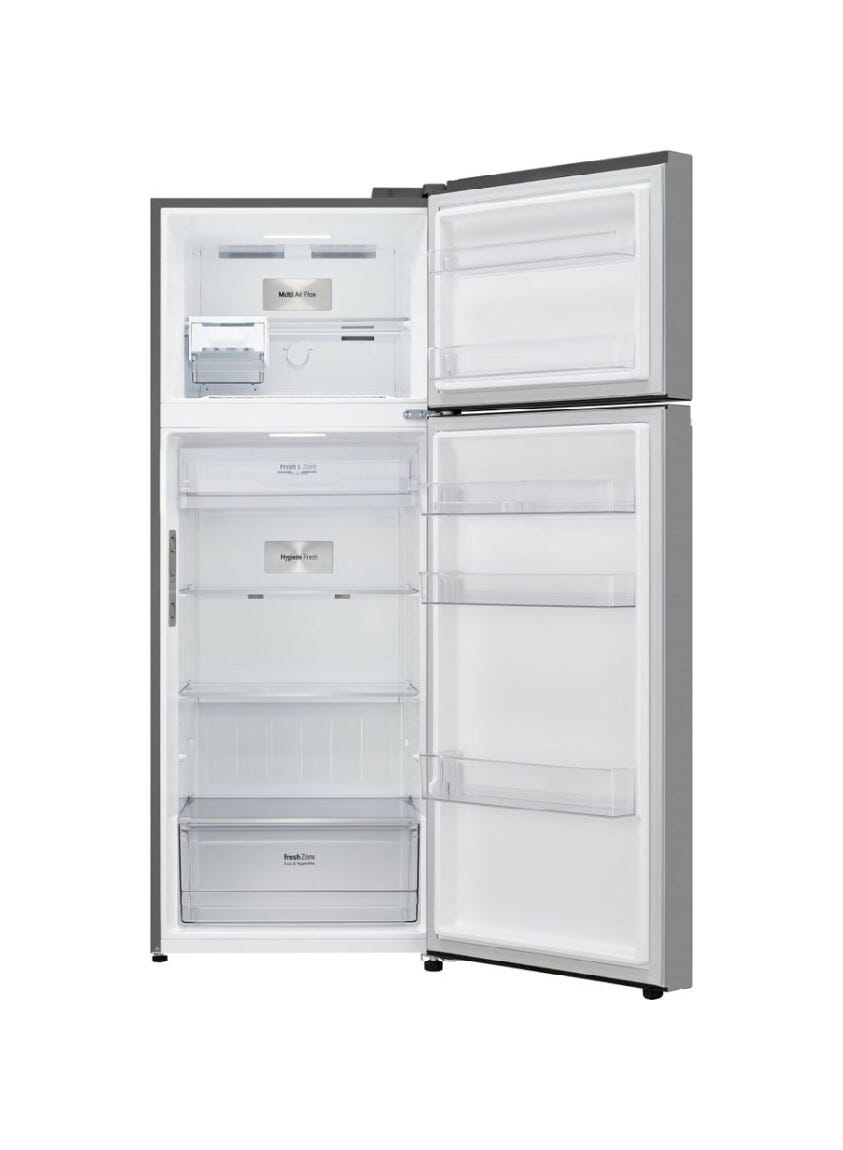 LG GTBV44PYBKD Frigorifero con congelatore a libera installazione - cm. 70 h. 185 - lt. 461 - argento