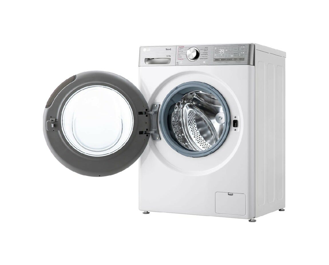 LG D4R9513TPWC Lavasciuga cm. 60 - lavaggio 13 kg - asciugatura 7 kg - bianco