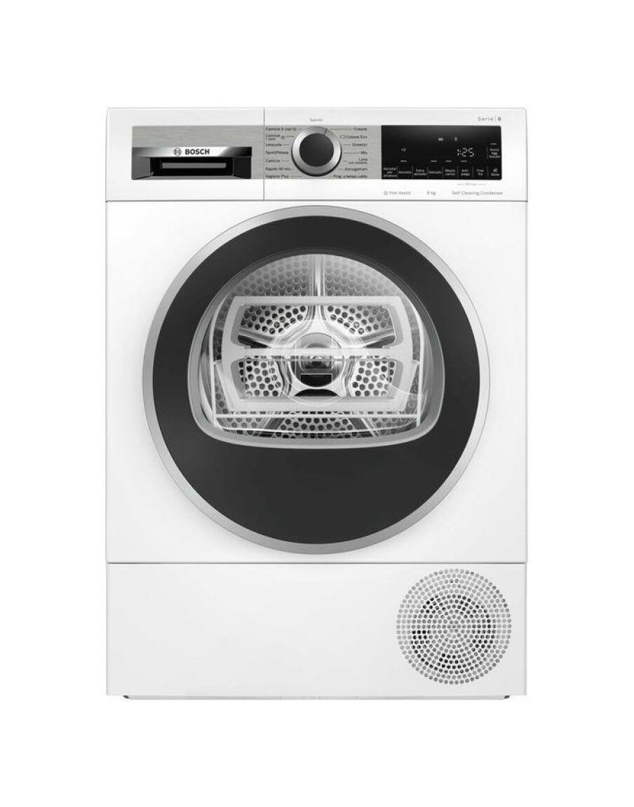 Bosch WQG245C0IT 6 Asciugatrice cm. 60 - capacità - 9 kg - bianco