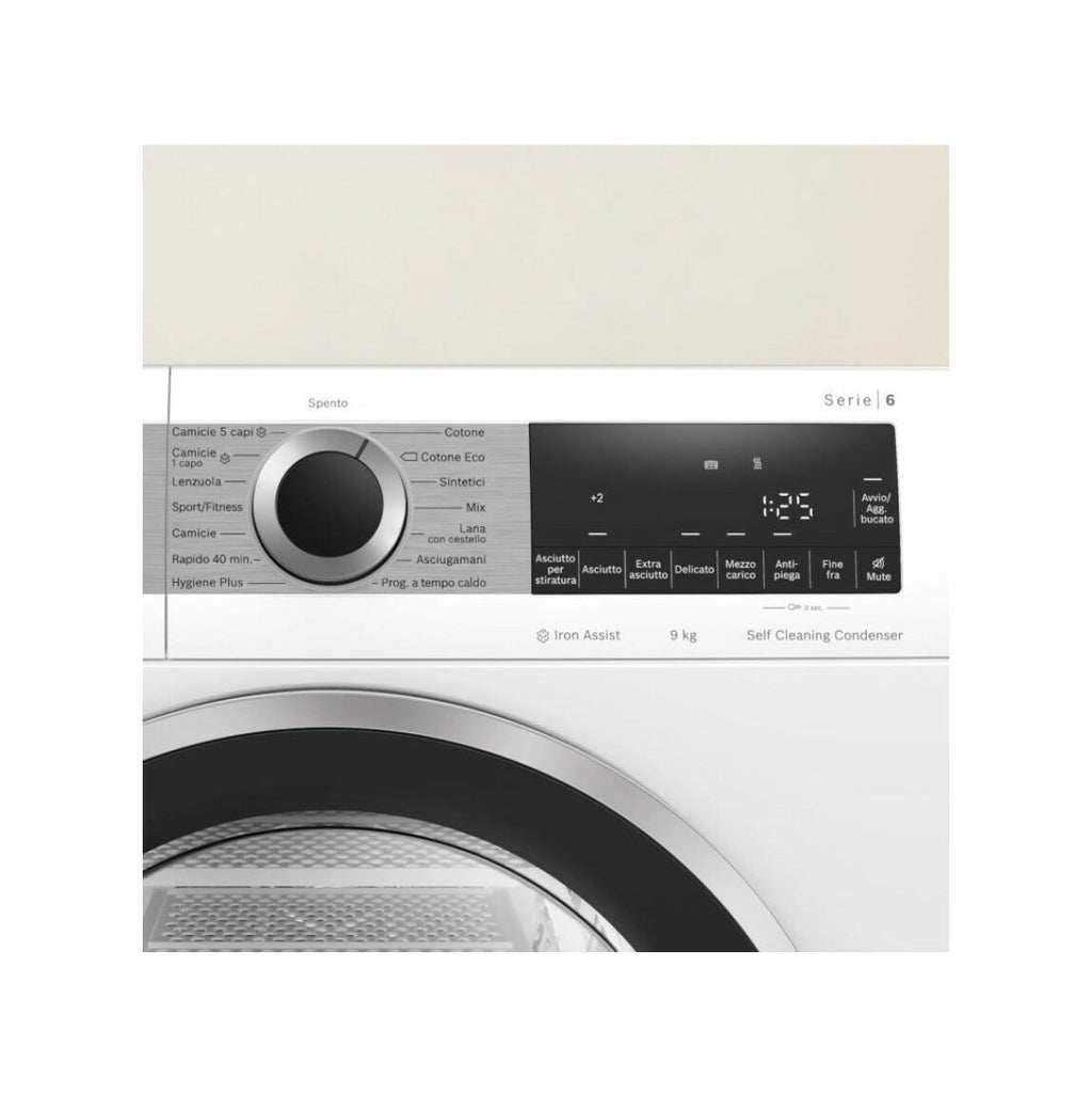Bosch WQG245C0IT 6 Asciugatrice cm. 60 - capacità - 9 kg - bianco