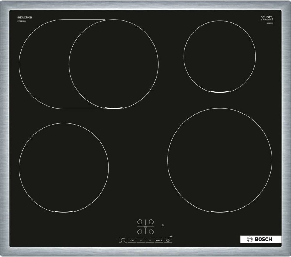 Bosch PIF645BB5E 4 Piano cottura a induzione cm. 58 - vetroceramica nero