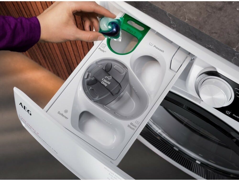 AEG LFR83844VE Serie 8000 PowerCare Lavatrice cm. 60 - capacità 8 kg - bianco