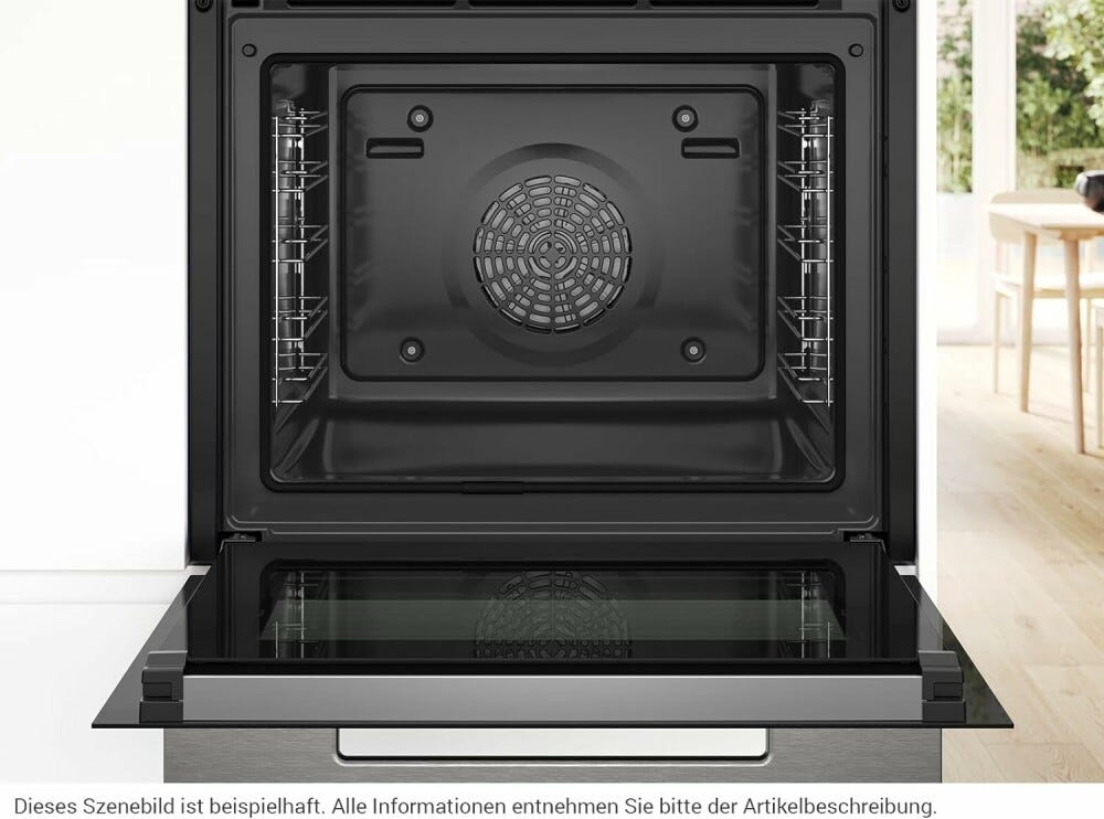 Bosch HRG7764B1 8 Forno a vapore pirolitico cm 59 - nero