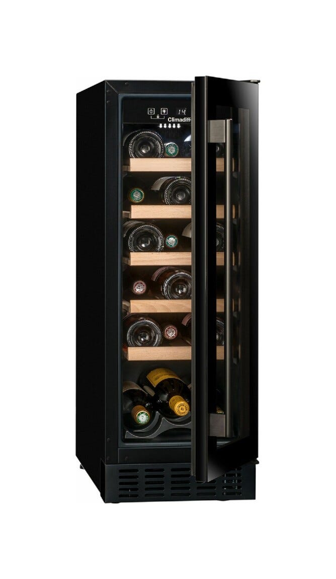 Avintage CBU20S2B Cantina vini da incasso cm. 30 - 20 bottiglie - nero