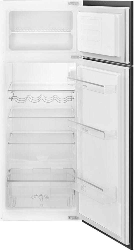 Smeg D8140E Frigorifero con congelatore da incasso cm. 54 h. 145 - lt. 220