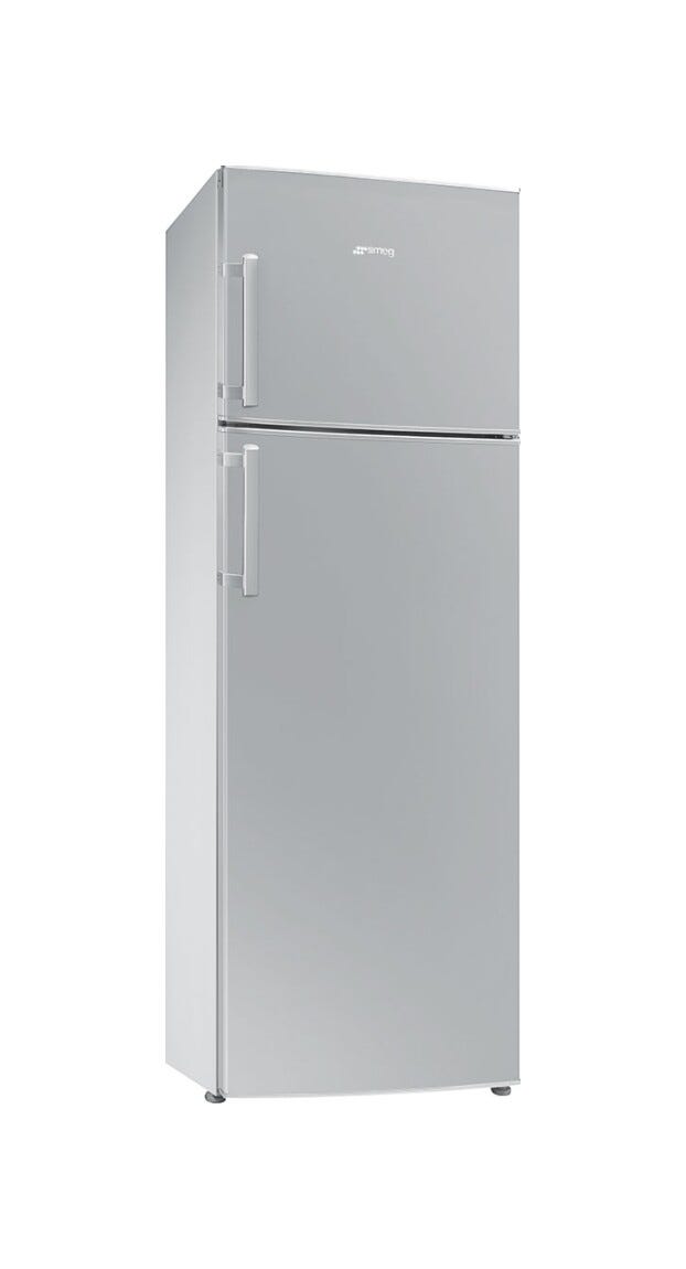 Smeg FD32ES Frigorifero con congelatore a libera installazione cm. 60 h. 175 - lt. 306 - silver