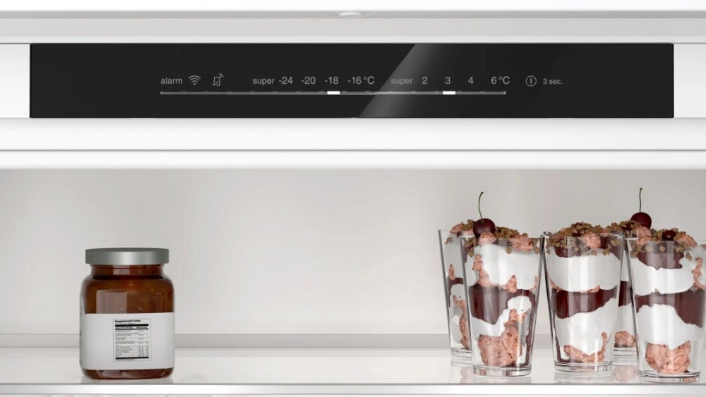 Bosch KBN96VSE0 Serie 4 Frigorifero combinato da incasso 383 litri, NoFrost, VitaFresh XXL, Home Connect, classe E