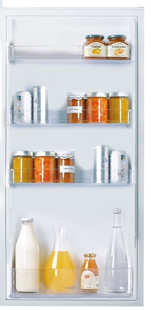 Candy CTM516EW Frigorifero con congelatore ad incasso cm. 54 h. 158 - lt. 242