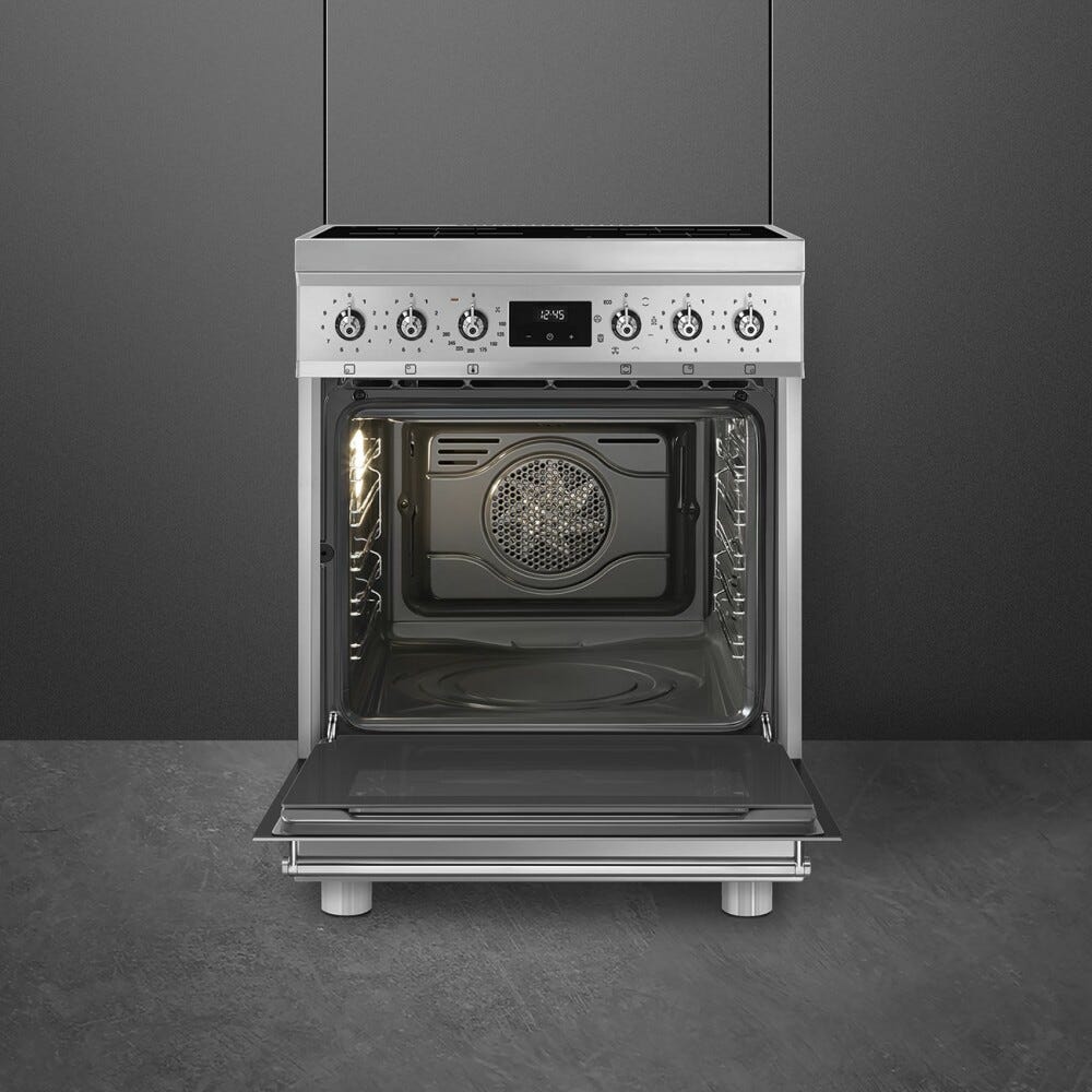 Smeg C6IMXM2 Classica Cucina da accosto cm. 60x60 - 4 zone induzione + 1 forno elettrico - inox