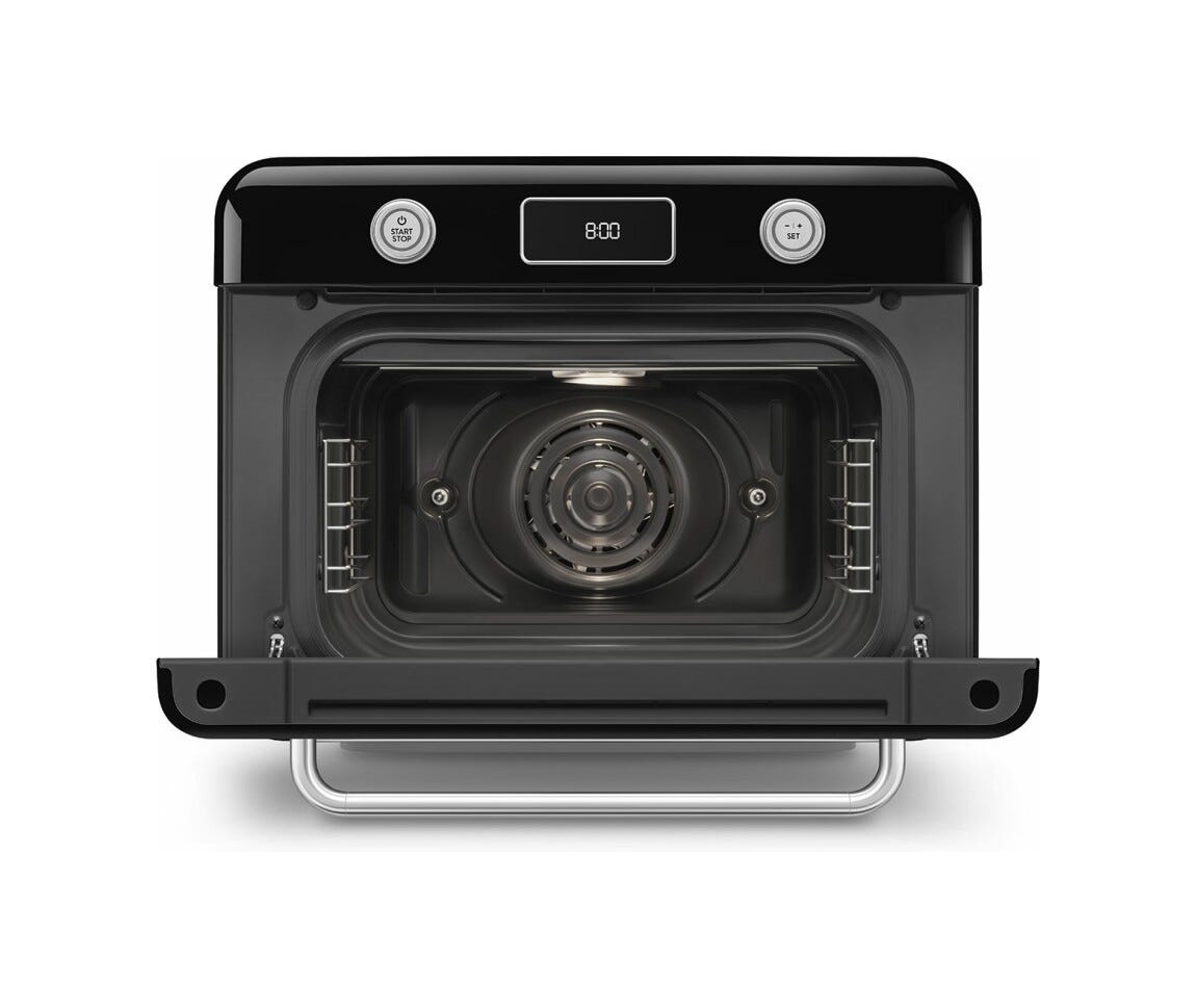 Smeg Selection COF01BLEU 50'S Style Forno combinato a vapore da appoggio cm. 50 - nero lucido