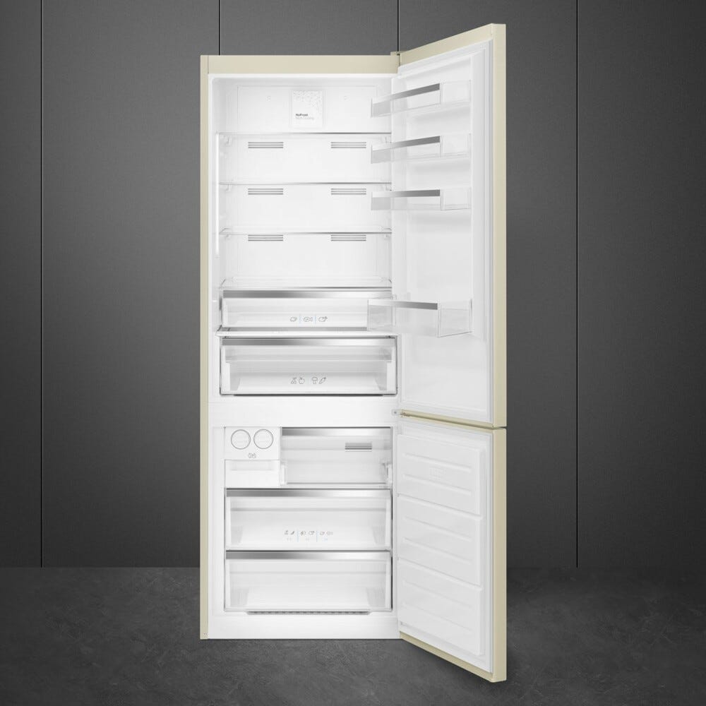 Smeg FC48MDNE Universale Frigorifero con congelatore a libera installazione cm. 70 h. 192 - lt. 481 - effetto marmo