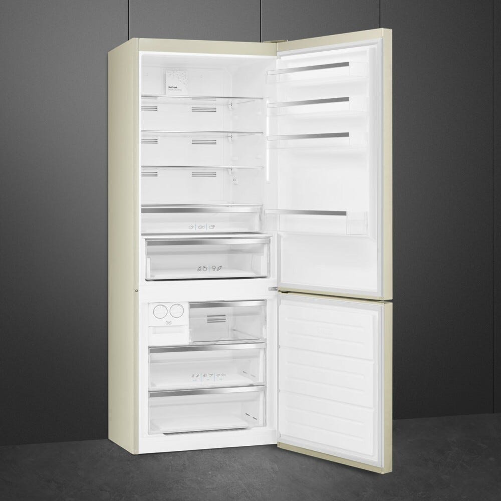 Smeg FC48MDNE Universale Frigorifero con congelatore a libera installazione cm. 70 h. 192 - lt. 481 - effetto marmo